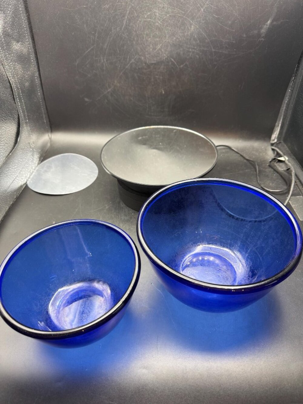 Arcoroc France Cobalt Mixing Bowl Set
